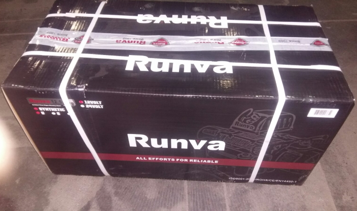 Лебедка влагозащищенная Runva EWB12500USR с синтетическим тросом 12500 lbs / 5670 кг 12В